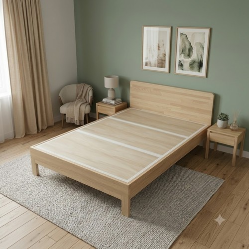 Premium wood bed base - bed,