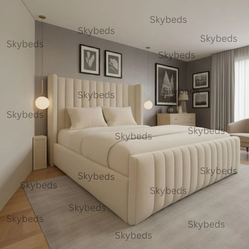 New winged panel bed frame - new,