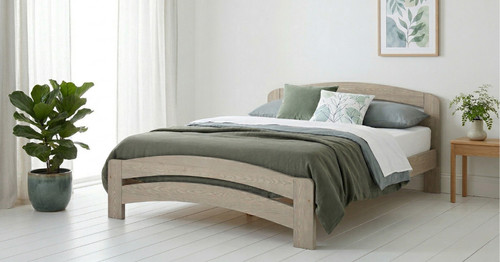 Solid wood bed frame super - solid,