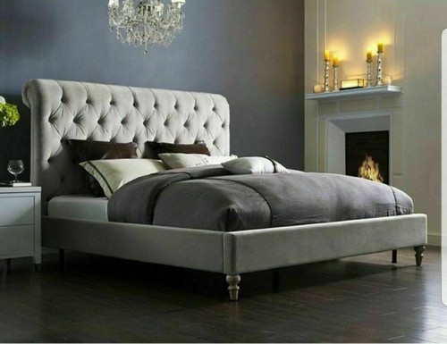 Sleigh scroll bed - sleigh,