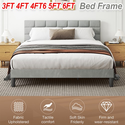 Morden bed frame - morden, velvet