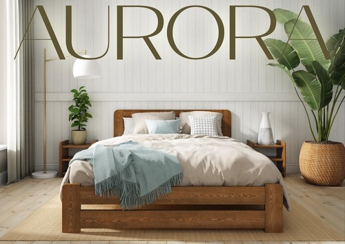 Solid wooden bed frame - wooden,