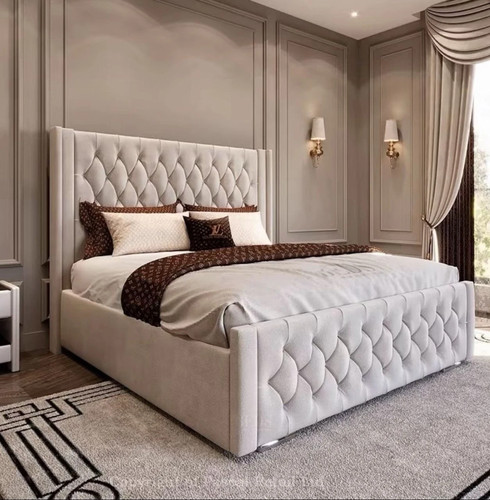 Upholstered ottoman gas - gas, lift