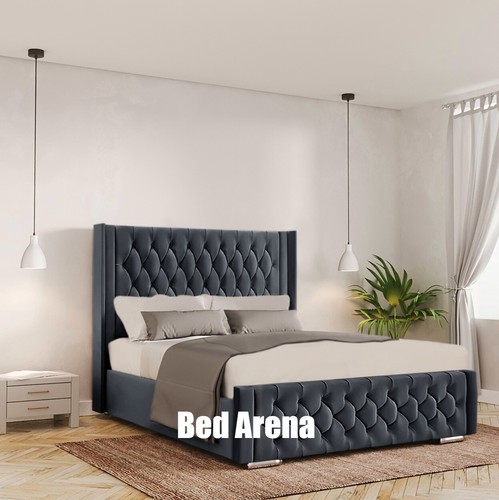 Plush velvet giannie bed frame - plush,