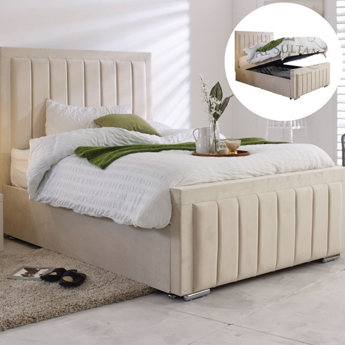 Ottoman storage bed plush - bed,