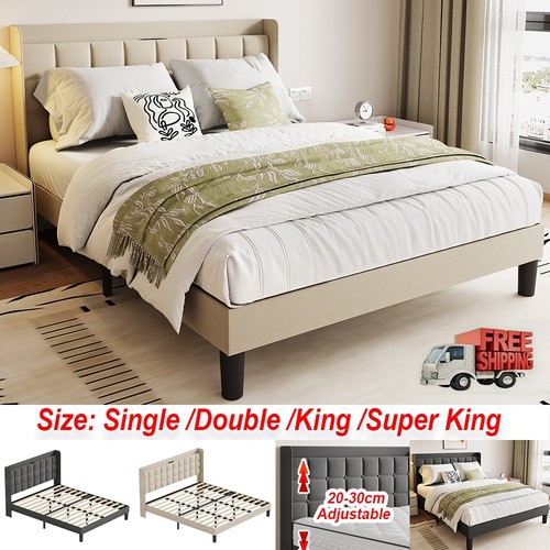 Modern bed frame linen - modern,