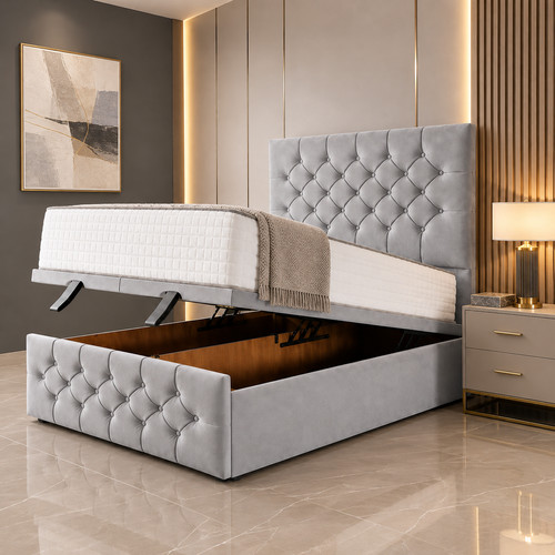 Ottoman storage bed gas - gas, lift