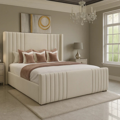 Linestyle wing upholstered bed - wing,