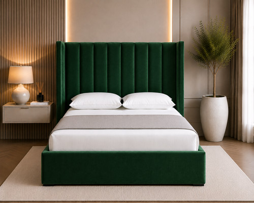 Rosemary upholstered bed frame - rosemary,