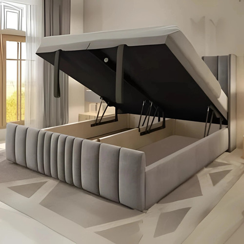 Ottoman bed frame gas lift - bed,