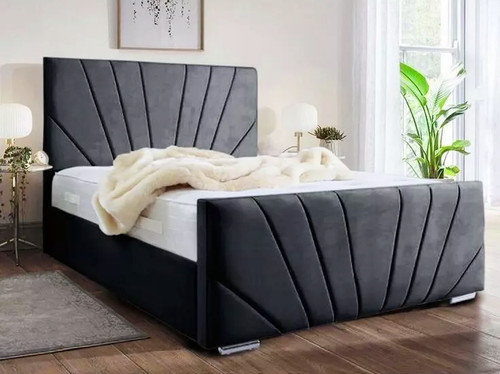 Sunrise style upholstered bed - sunrise,