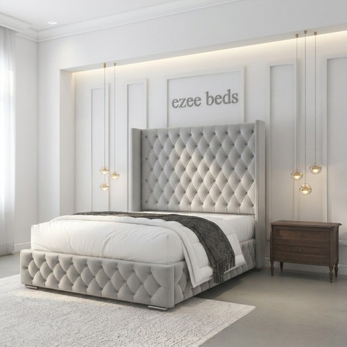 Winged chesterfield bed - chesterfield,