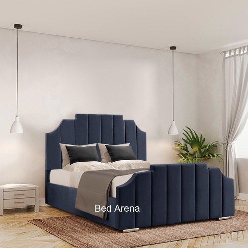 Plush velvet crown bed frame - crown,
