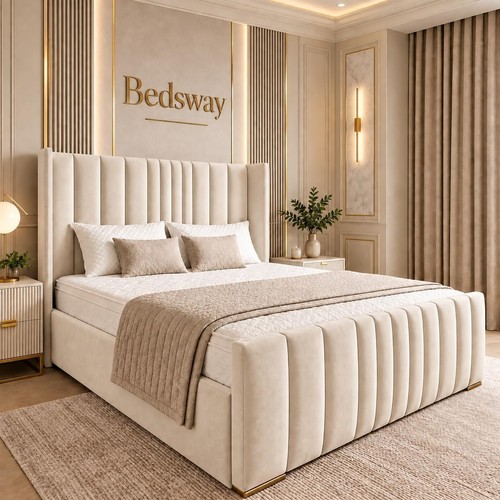 Manhattan upholstered bed - upholstered,