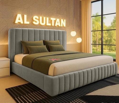 Bed frame plush velvet - frame,