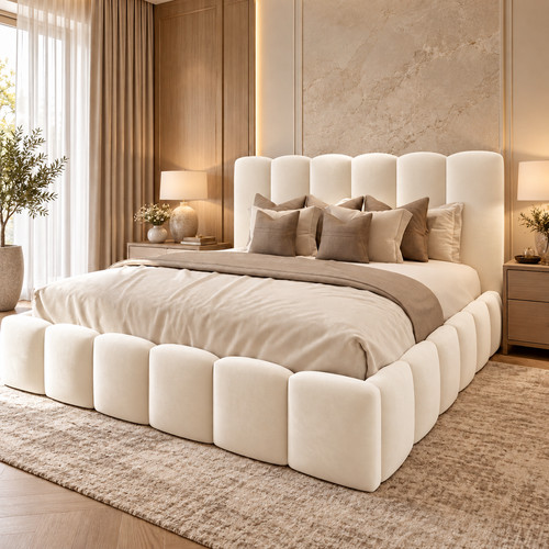 Ottoman bed plush - bed,