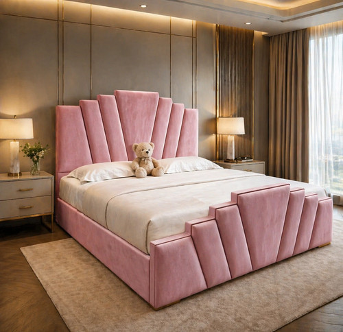 Crown ottoman bed frame - crown, gas