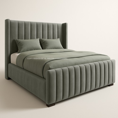 Ottoman bed winged panel - winged,