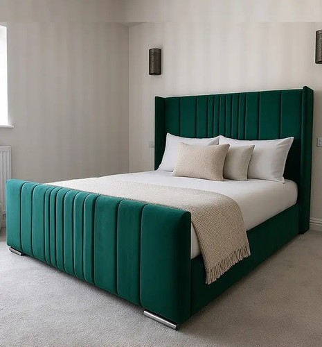 Winged new ottoman bed - ottoman, frame